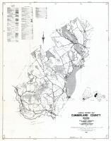 Cumberland County - Section 11b - Naples, Sebago Lake, Long Lake, Maine State Atlas 1961 to 1964 Highway Maps